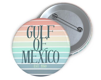 Golf van Mexico speldknop | Golf van Mexico-knop | Activismeknop | pin protestknop