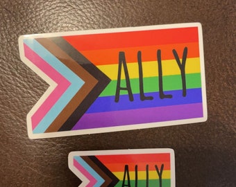 Ally sticker | LGBT pride ally sticker | LGBTQ+ | pride month | rainbow sticker