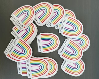 ledollarbean decal | LGBTQ | LGBT sticker | funny | love is love, laptop decal,