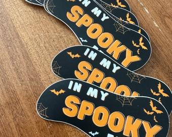 In my Spooky Era sticker | Halloween sticker | spooky + | spooky month | bats sticker