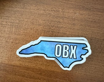OBX sticker | Outerbanks sticker | North Carolina sticker | Nc OBX sticker | nc pride sticker