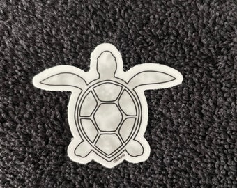 Small Sea Turtle Sticker, Tie-Dye Sticker, Ocean Sticker