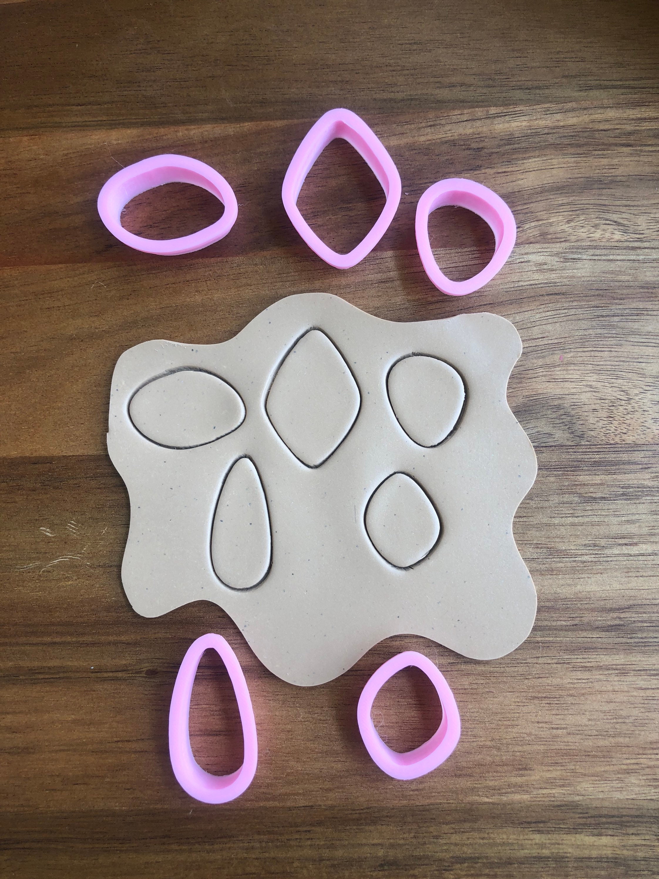 Polymer Clay Cutters Clay Cutter Set Unique Clay Cutters Etsy