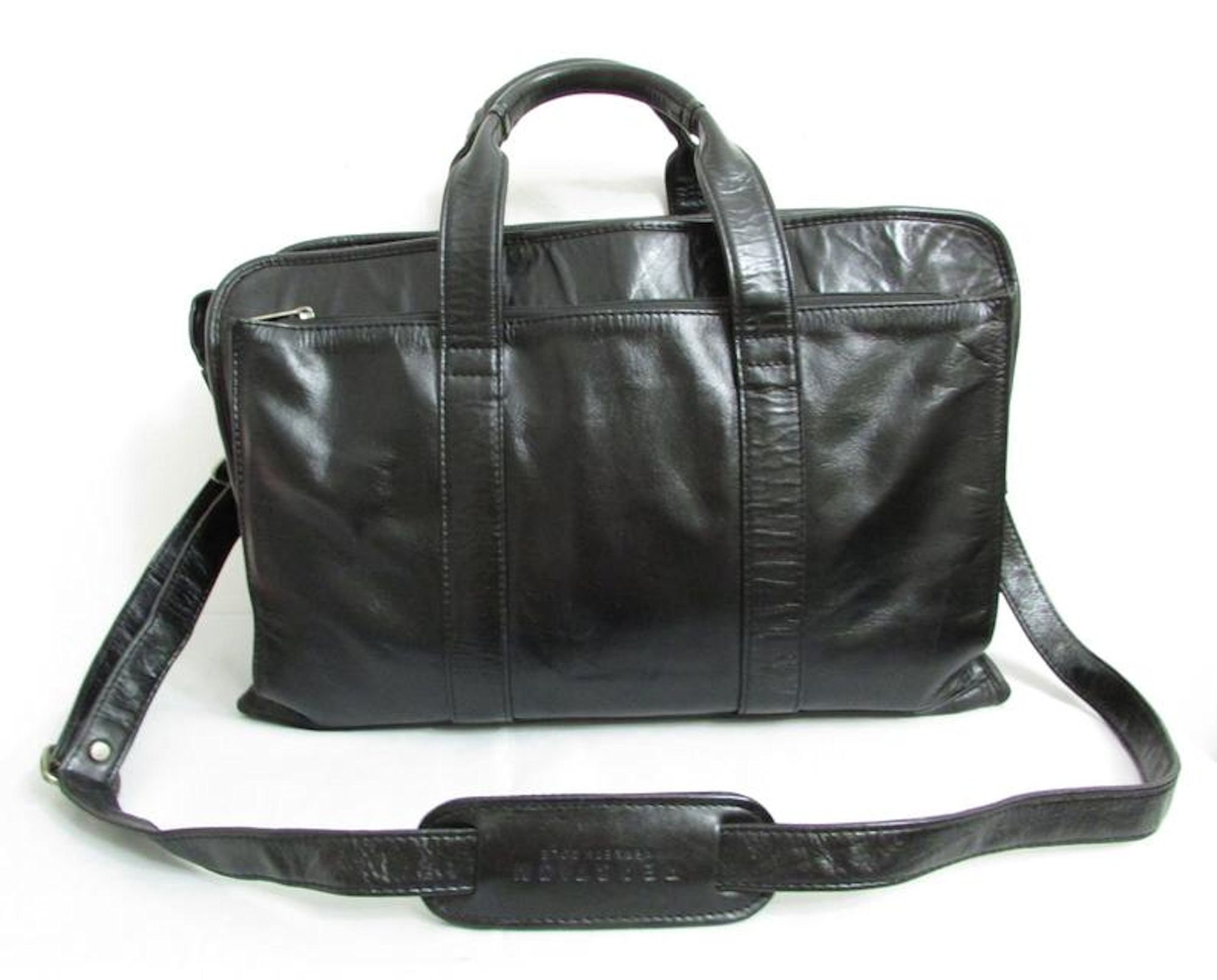 Cole Leather Briefcase Cole Reaction Logo Etsy