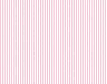 1/8” Stripe Peony | Baby pink | Riley Blake Designs | C495-PEONY | 100% cotton | design by RBD | ships fast | 43"44" width