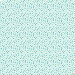 Market day  - Tiny flowers Teal | Poppie cotton | Amy Jordan | vintage | in stock - MK24570