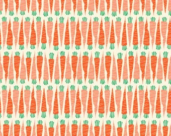 LV803-CH1 In The Vegetable Garden - Carrot - Chantenay Fabric Cotton+Steel Fabrics | Loes van Oosten - in stock