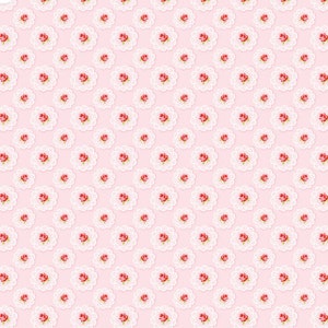 Market day  - Doily Pink | Poppie cotton | Amy Jordan | vintage | in stock - MK24566