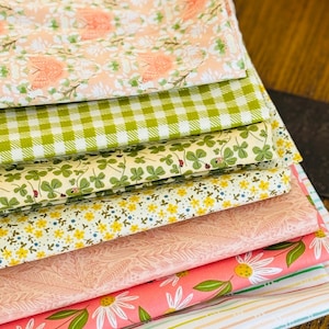 Meadow walk day 1 | Fat quarters bundles 7 fabrics | AGF RBD | Poppie cotton Summer