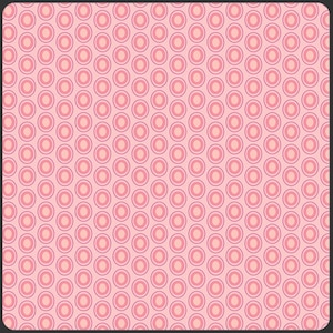 Parfaitroze | Ovale elementen | AGF | 100% katoen | OE-922 | quilten | woondecoratie | roze | koraal boutuiteinde 6yds 14" doorlopend