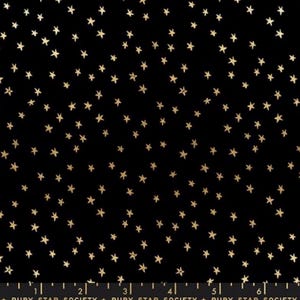 Starry mini nero oro metallizzato RS4110 27 M Ruby Star society / Disponibile - Blender mini stelle dorate su nero - Alexia Abegg