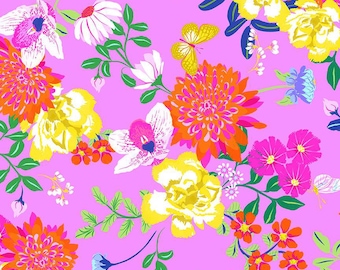 Splendid Main Violet | Bright summer fabric | RBD | C14310 | Gabrielle Neil Design