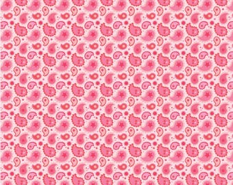 Calico Cowgirls - Poppie Baumwolle Lori Wälder | sofort lieferbar - Paisley & Poppy - geblümt - rosa CW24821