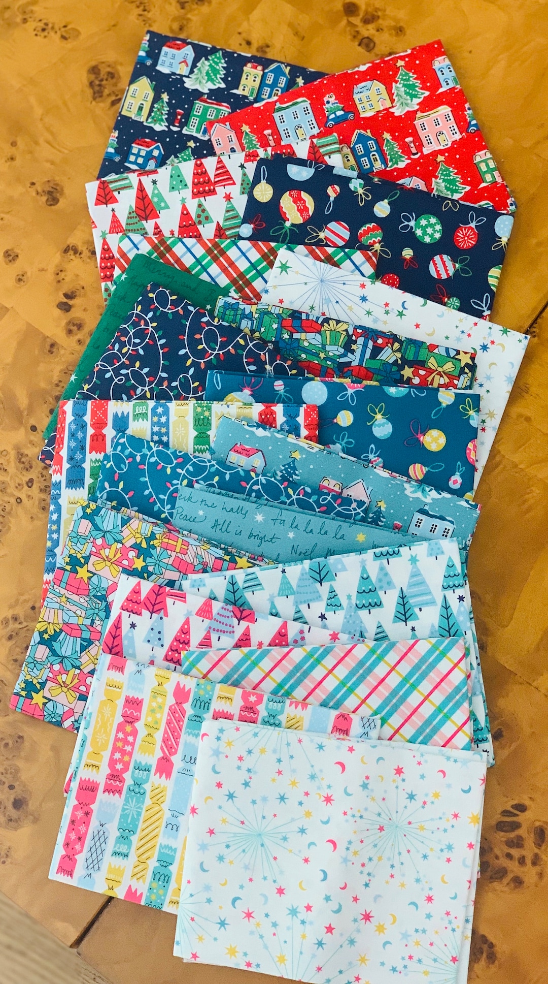 Liberty Deck the Halls Precut 20 Fat Quarter Bundle RBD in Stock Holiday Christmas Complete 