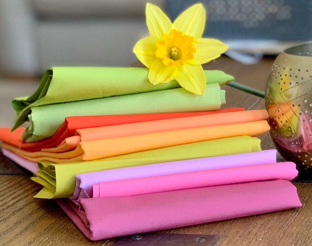 Flower Bloom AGF Blenders Fat Quarters / 1/2 Yards Bundles 9 Fabrics