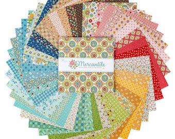 Mercantile 10" Stacker | Lori Holt | Bee in my Bonnet - precut | RBD | in stock | 10-14380-42 - 42 pieces