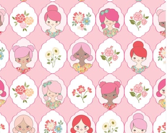 Rosy cheeks Mornin' Pink RC25263 | Poppie cotton | Rosy cheeks | vintage | in stock