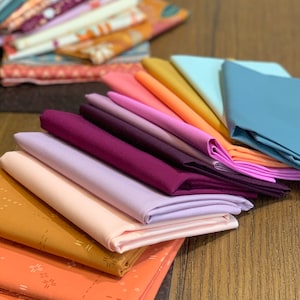 Crafting magic AGF blenders | Fat quarters bundles 13 fabrics | Fast shipping | Pure solids | Maureen cracknell | Decostitch