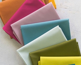 New colors of Pure solids  | AGF | Fat quarter bundle 10 fabrics | Fast shipping | 1/2 yard option
