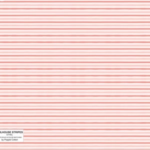 Jailhouse stripes - Ethel lt pink | Poppy cotton | in stock | floral | ditsy | vintage | Poppie&#39;s basics