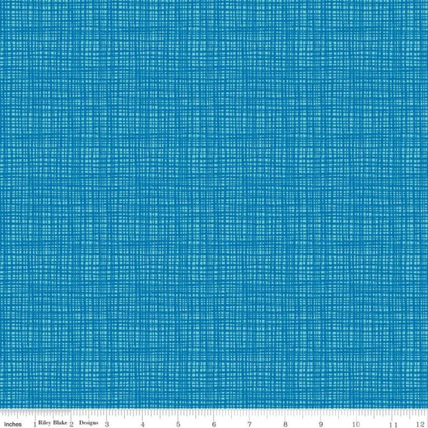 Oh Happy Day! Texture Cerulean  | C10319-CERULEAN | Riley Blake Designs | 100% cotton | bright blue | Sandy Gervais | ships fast