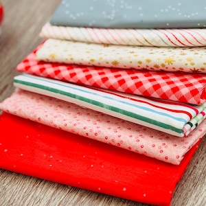 Christmas holiday blenders part 2 | Fat quarters bundles 7 fabrics | AGF RBD | Poppie cotton