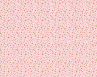 Market day  - Tiny flowers Pink | Poppie cotton | Amy Jordan | vintage | in stock - MK24569