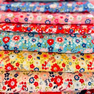 Ditsy Blossoms - Garden Walks - Ann Gardner - Cloud 9 Fabrics - Poplin Ditsy Blossoms - Garden Walks - Ann Gardner - Cloud 9 Fabrics - Poplin