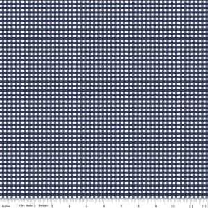 1/8” Small Gingham Navy | Riley Blake Designs | C440 | 100% cotton | design by RBD | in stock