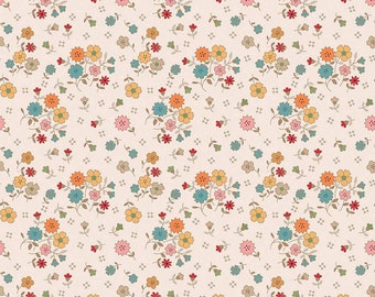 Autumn Floral latte by Lori Holt of Bee - c14650 -Riley Blake - fall