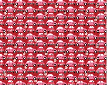 Poppie Cotton Beep Beep rojo Hey love bug BG25137 en stock