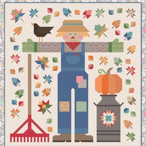 Pre-order It's Sew Emma The Quilted Scarecrow Quilt Pattern | P051-SCARECROW | bee in my bonnet | Lori holt - Ship Apr '24 - paper pattern