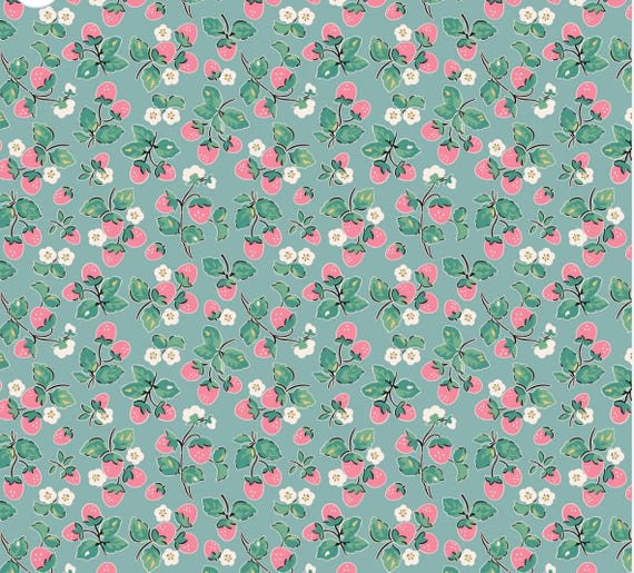 Home Sweet Home - Strawberry Cake Blue Home Sweet Home - Strawberry Cake Blue