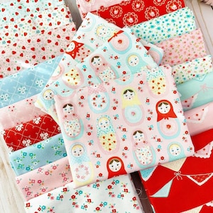 Market day  - 21 Fat quarter bundle | Poppie cotton | Amy Jordan | Holiday | in stock - Free US shipping