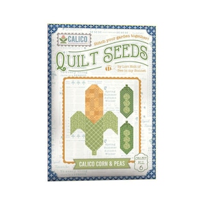 Calico - Corn and peas Quilt vegetable Pattern | Bee in my Bonnet | RBD | Now shipping ST-28249