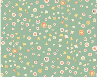 Kollektion Einhorn Träume Stardust Grün UD25714 | Mohnbaumwolle | Ginger Deverell | vintage auf Lager