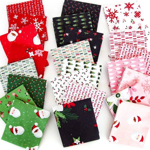 Holly holiday 24 Fat Quarter Bundle | Christopher Thompson | precut | RBD | free shipping | FQ-10880-24 | shipping NOW