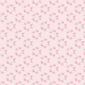 Market day  - floral wreath pink | Poppie cotton | Amy Jordan | vintage | in stock - MK24560