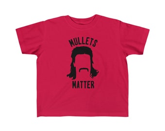 Mullets Matter Kid's Fine Jersey Tee