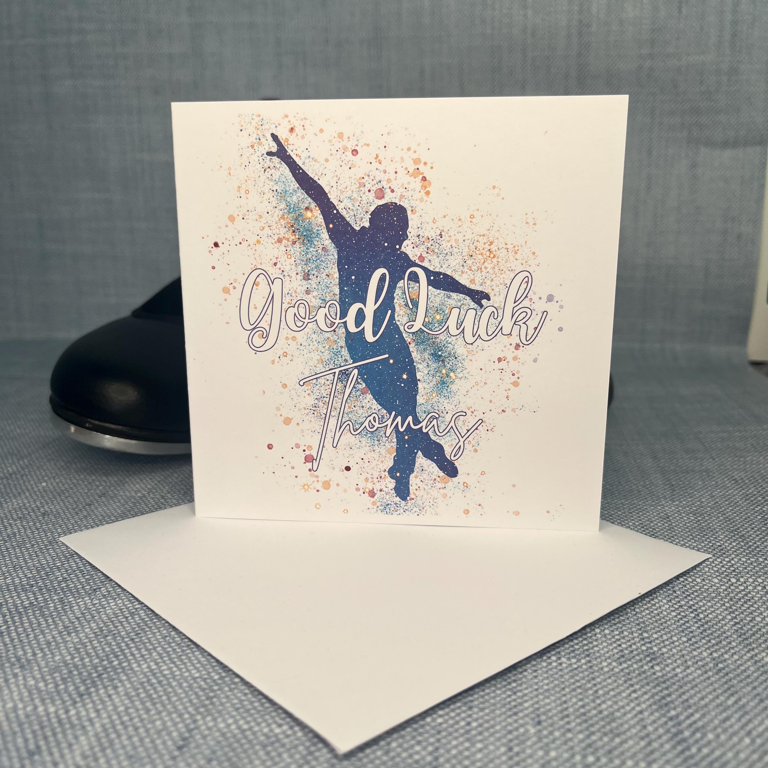 Personalised Tap Dancing Card / Dance Card for Boys / Dance Card for ...
