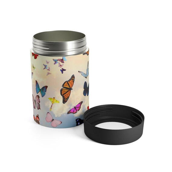 Insulated Koozie, Butterfly Koozie, Can Cooler, Can Warmer, Stainless  Steel, Butterflies, Trendy, Cute Koozie, Aluminum Can 