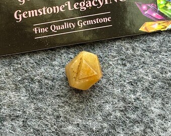 16x13x4mm, Natural Yellow Sapphire Raw Crystals, Untreated Sapphire Record Keeper Raw Stone, Triangle Formative Specimen, Loose Sapphire Raw