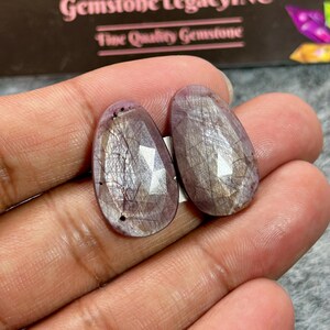 25x15x3mm, Untreated Star Ruby Rose cut Stone, Natural Star Ruby Gemstone For Jewelry, Chatoyant Star Ruby Pair, Sheen Star Ruby Cabochon