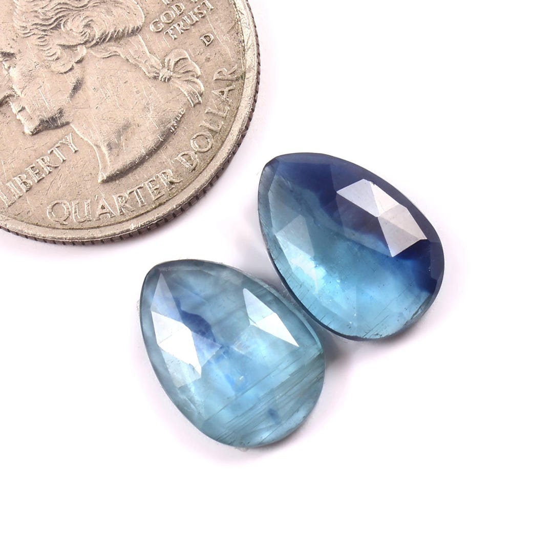 14x10x3mm, Bi Color Kyanite Loose Gemstone, Natural Kyanite Gemstone ...