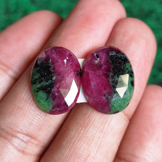 Zoisite Gemstone Anyolite Gemstone Ruby Zoisite Anyolite Tumbled