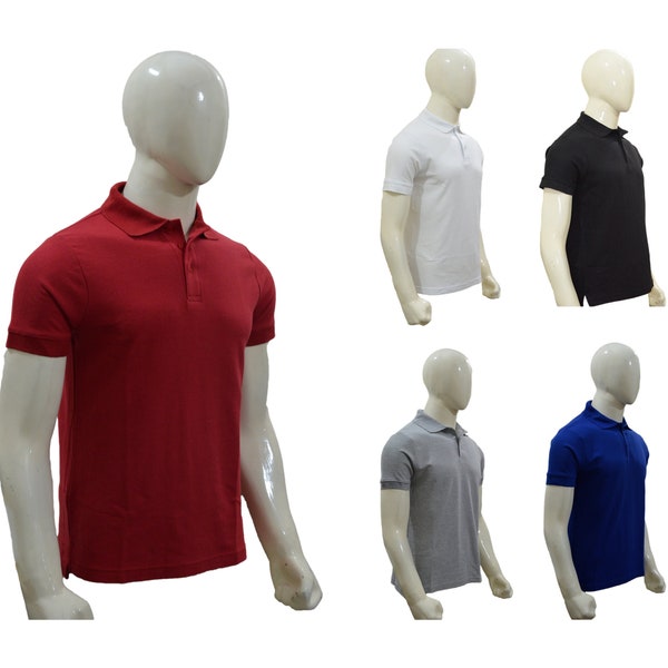 MEN'S POLO SHIRT | T-Shirt | 100% Cotton Short Sleeve Regular Fit Casual Pique Polo Shirt  for Men By House of Scottish