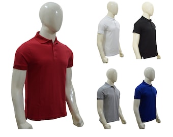 MEN'S POLO SHIRT | T-Shirt | 100% Cotton Short Sleeve Regular Fit Casual Pique Polo Shirt  for Men By House of Scottish