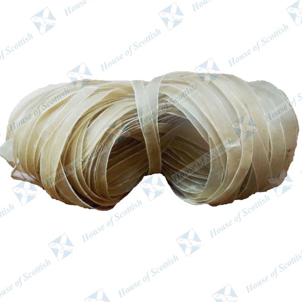 Laçage en cuir brut de chèvre, de veau et de buffle pour batterie Fabrication de cordes en peau brute pour tambours chamaniques Cadre de tambour Lacets en cuir brut de 15 à 60 pieds