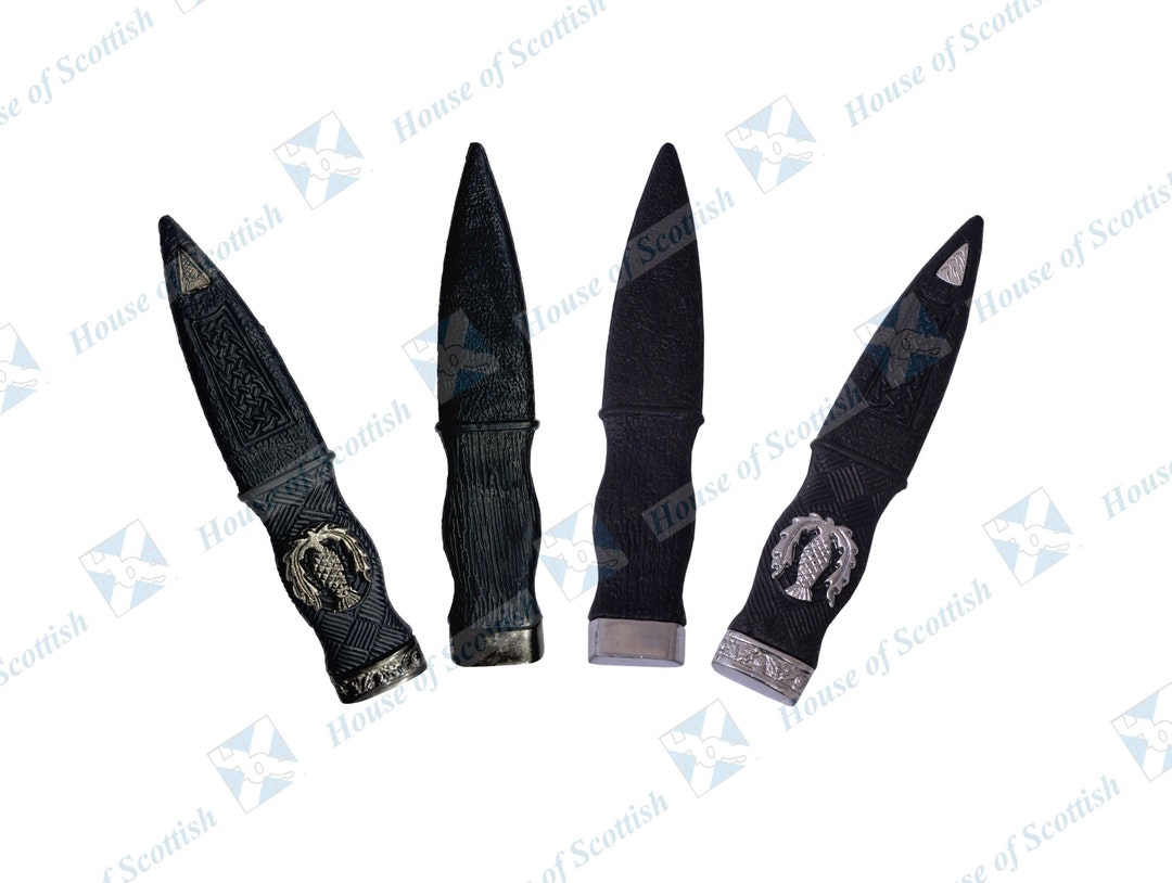 Kilt Safety SGIAN DUBH IMITATION Dummy Without Blade Pewter