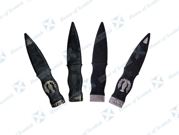Kilt Safety SGIAN DUBH IMITATION Dummy Without Blade Pewter Mount